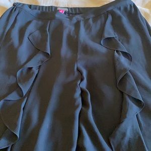 Wide leg dress pants